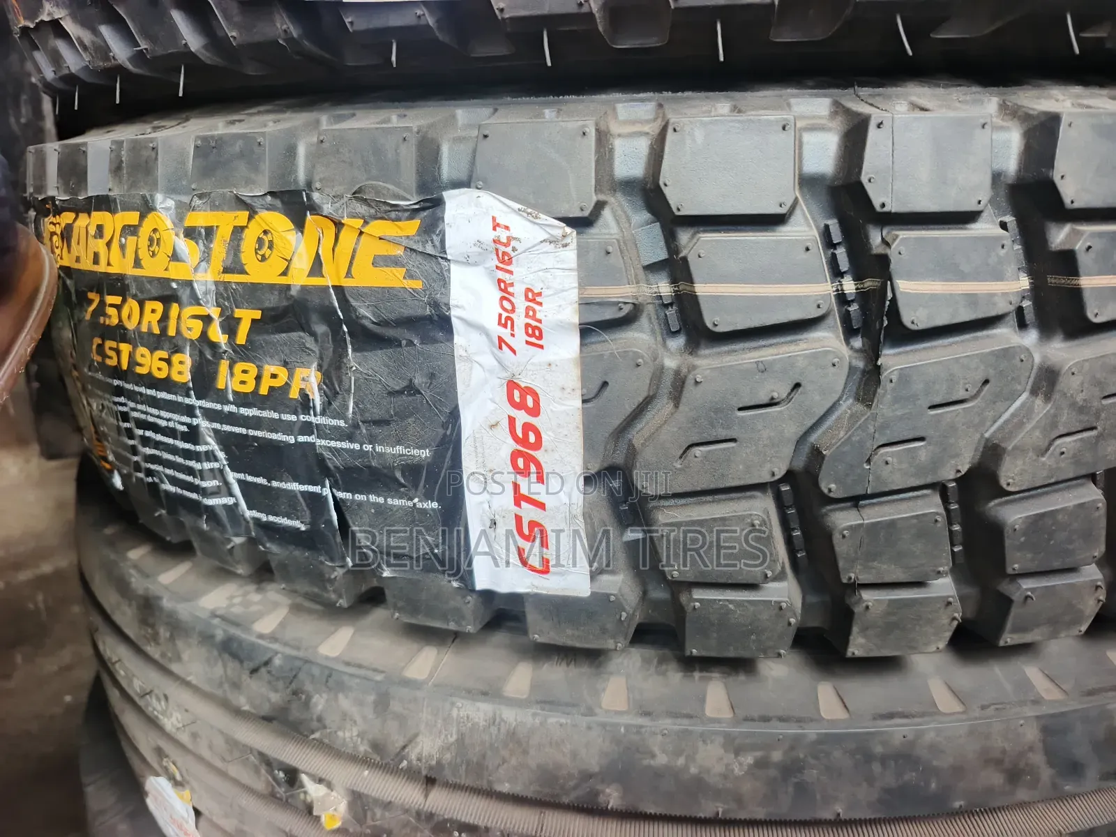 Cargo-Stone Tires Sizes 7.50R16LT 18PR