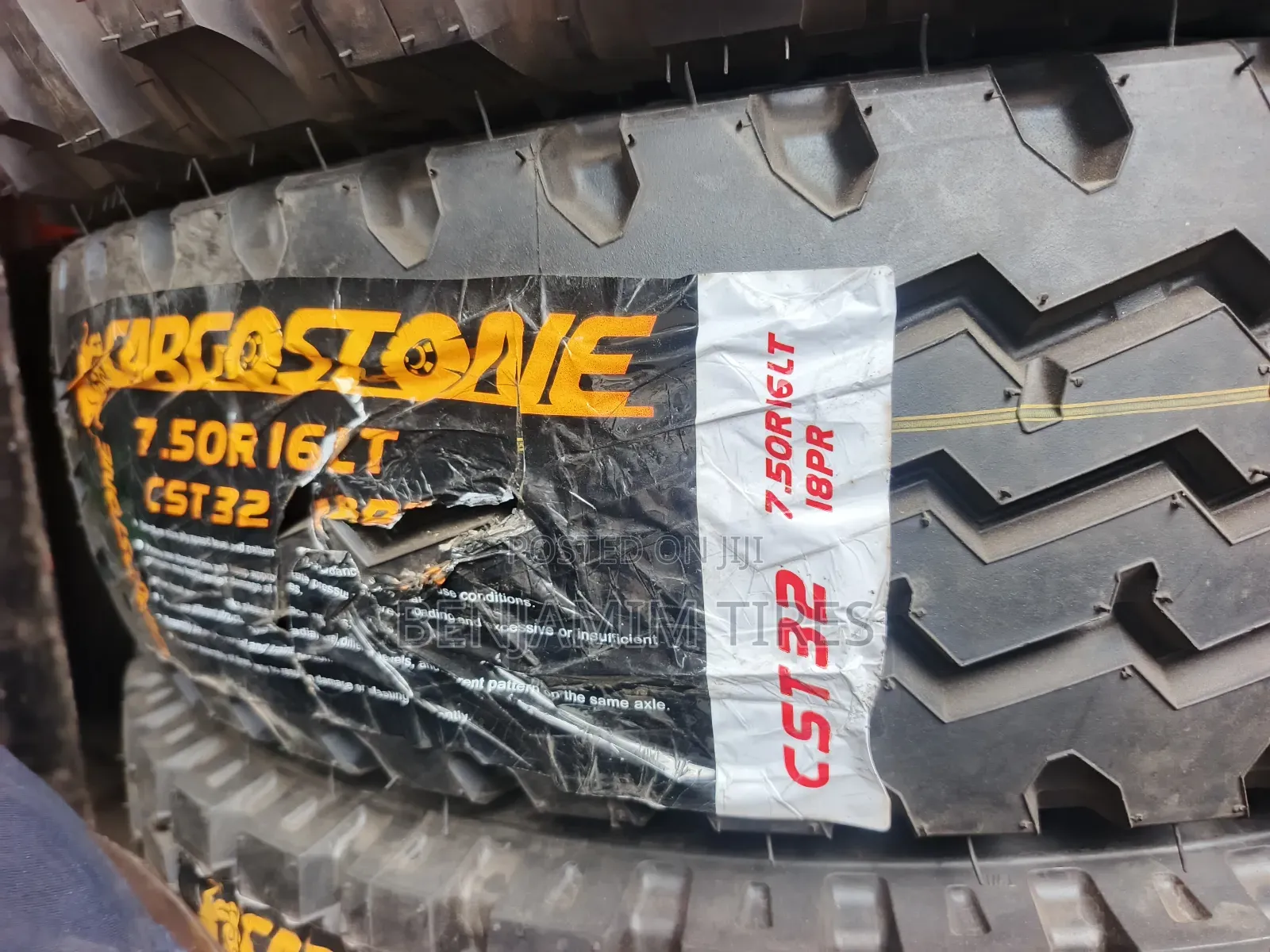 Cargo-Stone Tires Sizes 7.50R16LT 18PR