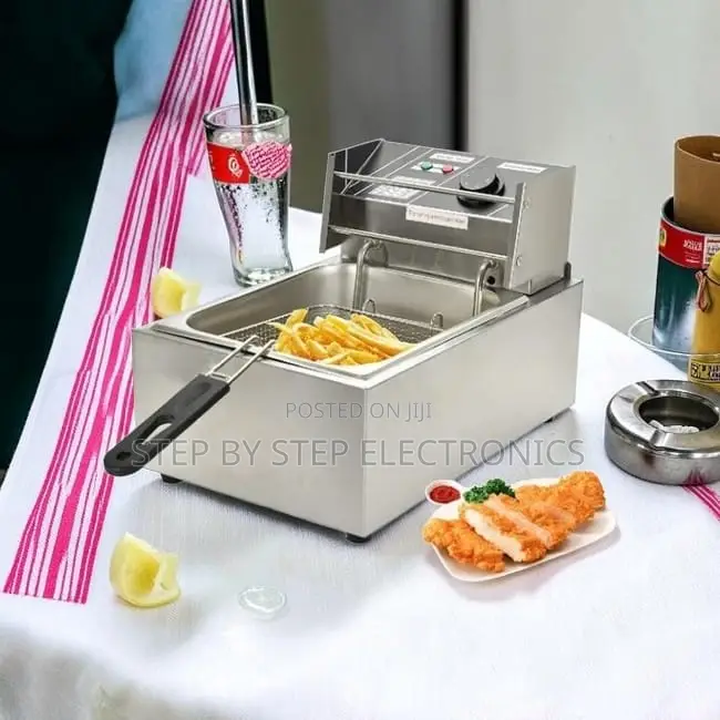 Enhanced 4l/6l/10l Electric Single Tank Stainless Steel Deep Fryer