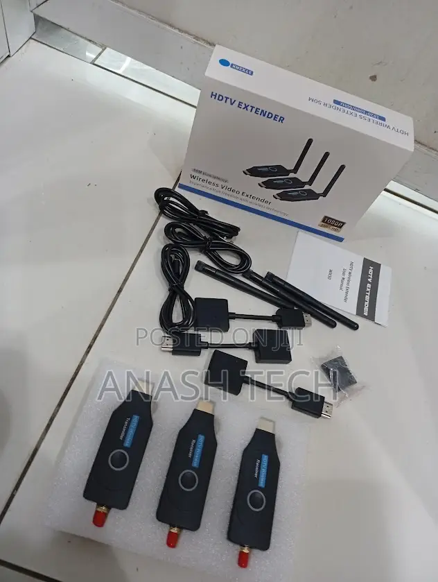 HDMI Wireless Extender 50 Meter With 2 Receivers – Full HD 1080P