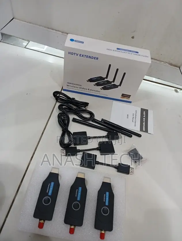 50M Wireless HDMI Extender – 1 Transmitter 2 Receivers