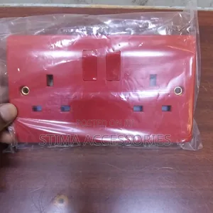 Panasonic Twin Socket Red