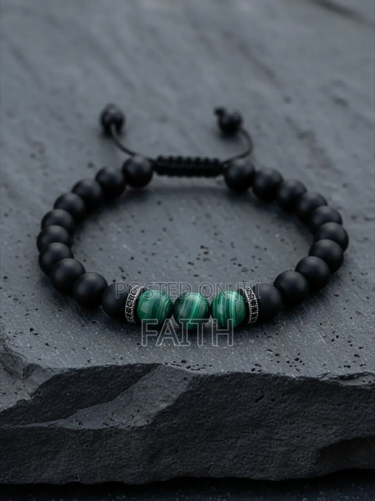 Natural Stone Beaded Bracelet