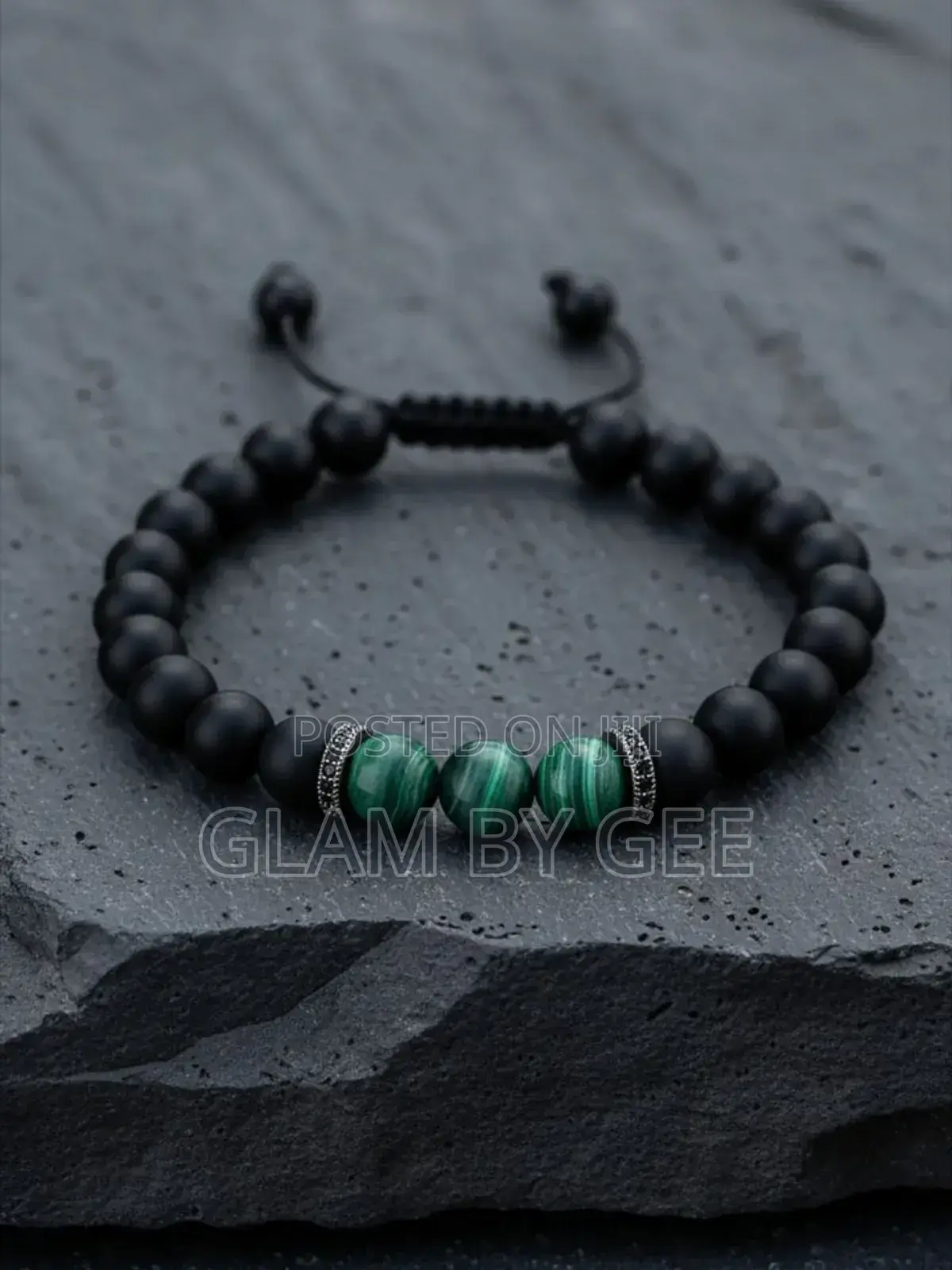 Natural Stone Beaded Bracelet