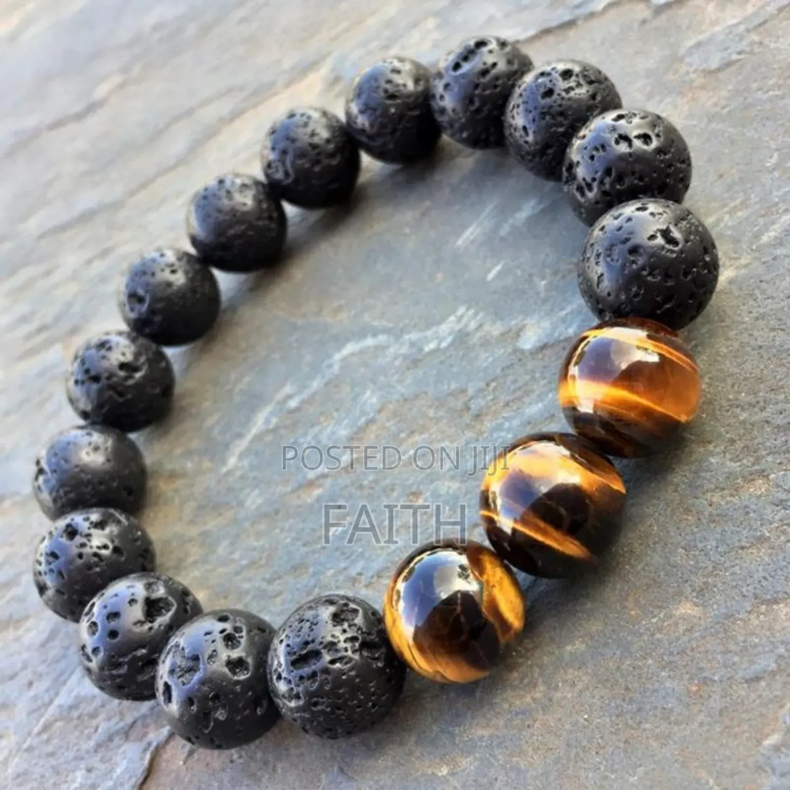 Natural Stone Beaded Bracelet