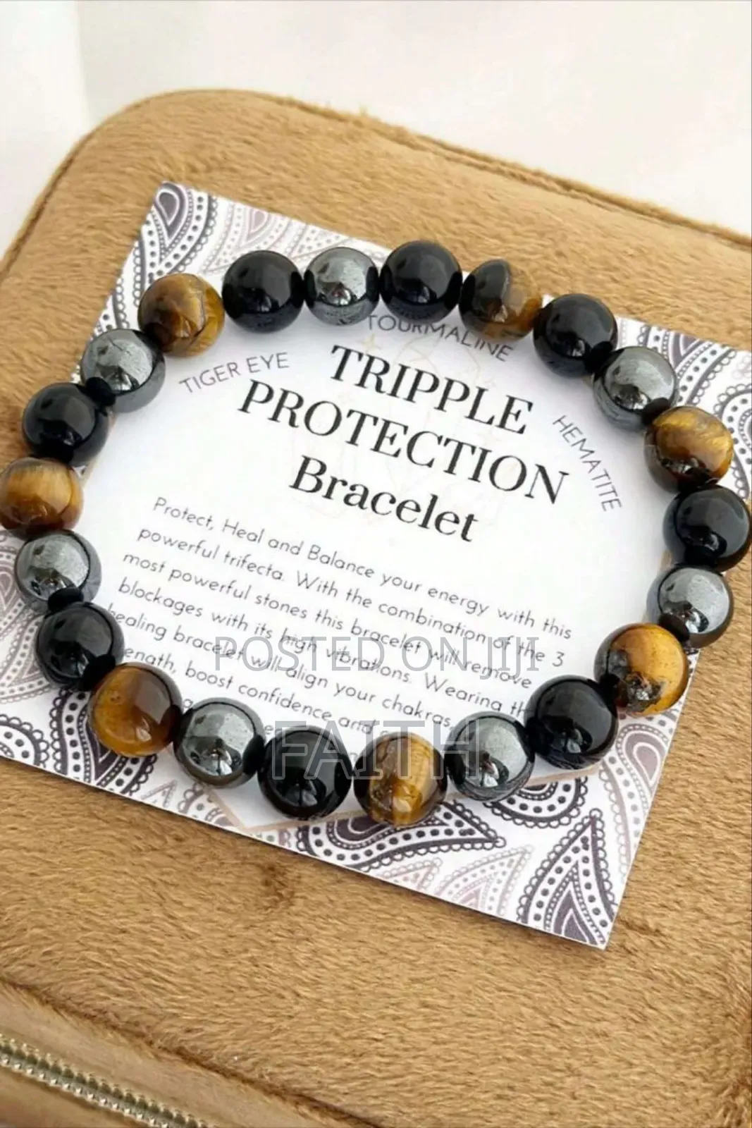 Natural Stone Beaded Bracelet
