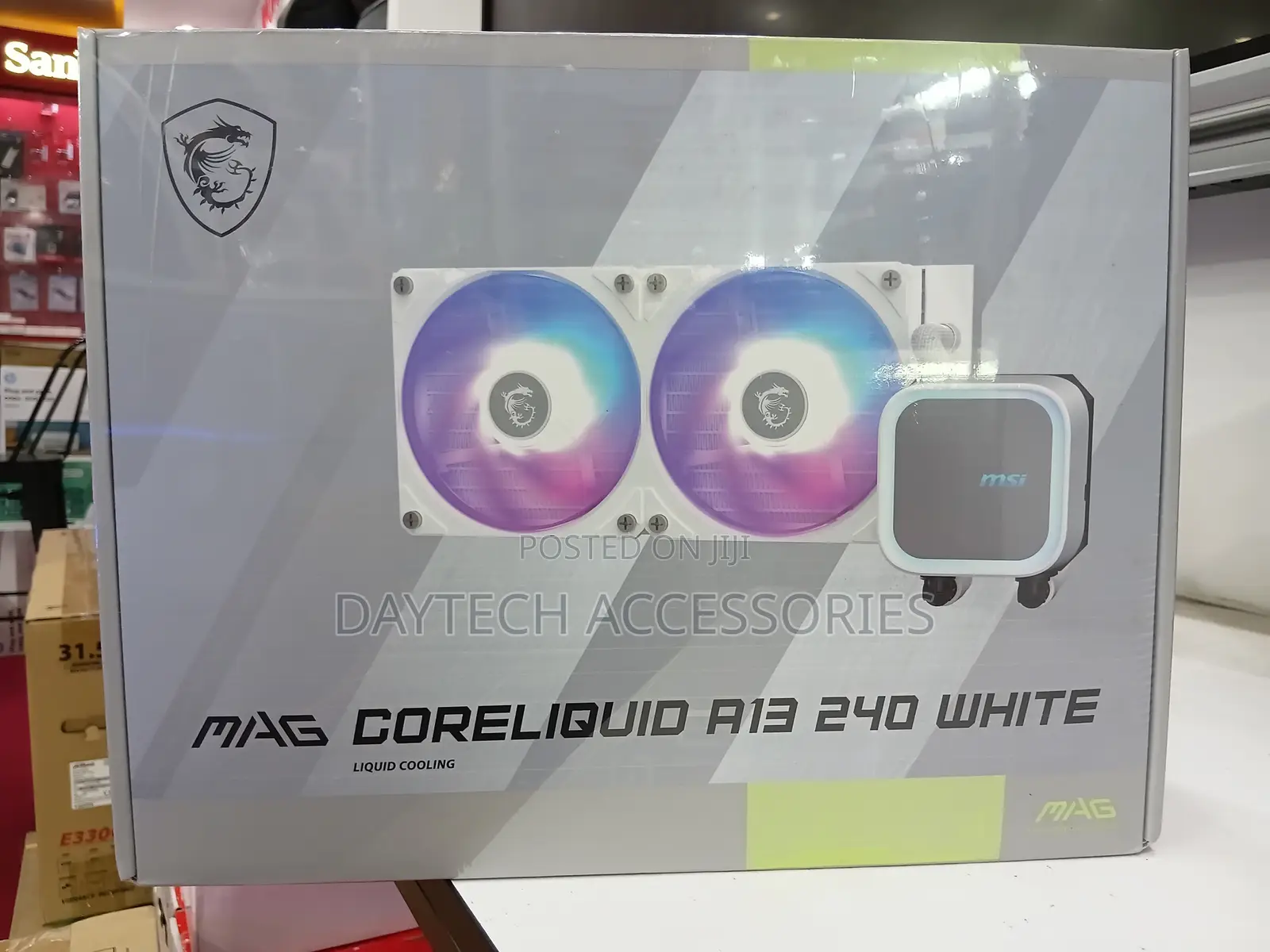 Msi Mag Coreliquid A13 240 White All-in-One Liquid Cpu Cooler.