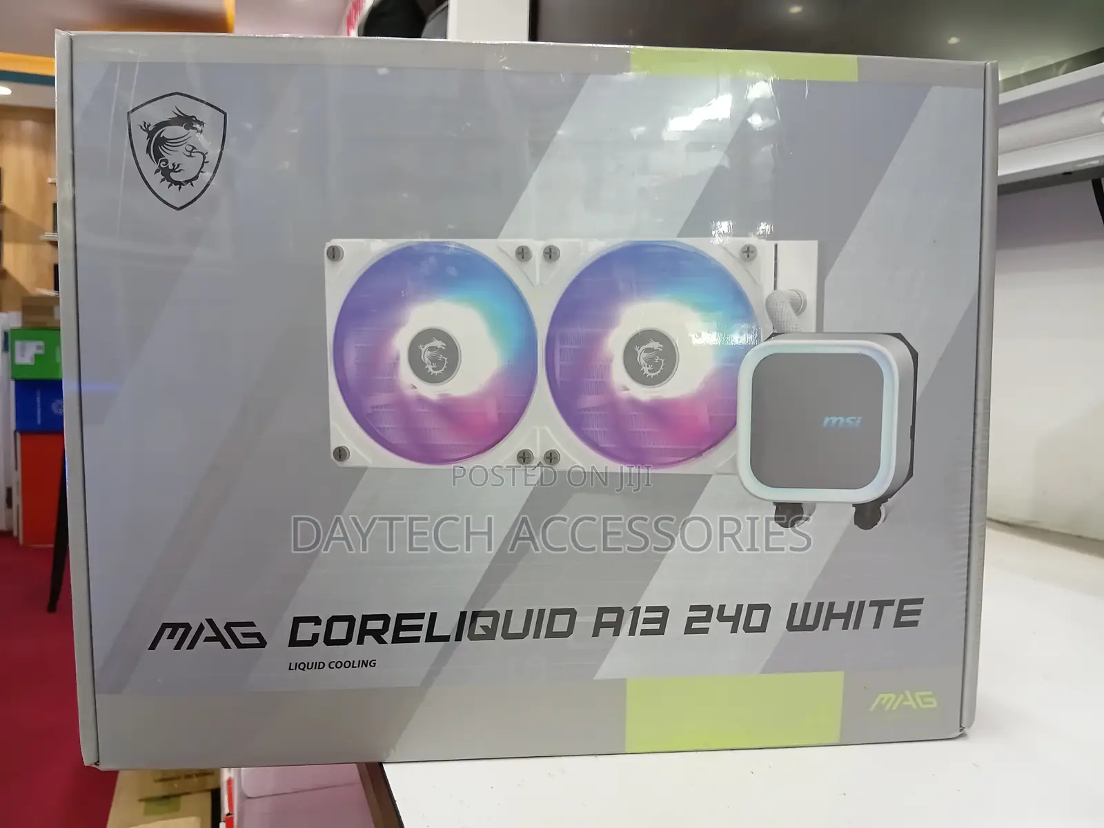 Msi Mag Coreliquid A13 240 White All-in-One Liquid Cpu Cooler.