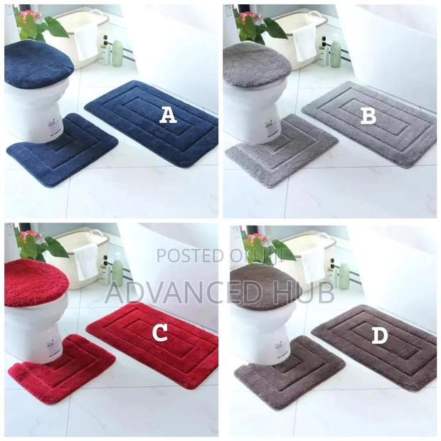 3pc Flocking Antislip Microfiber Mats - main view