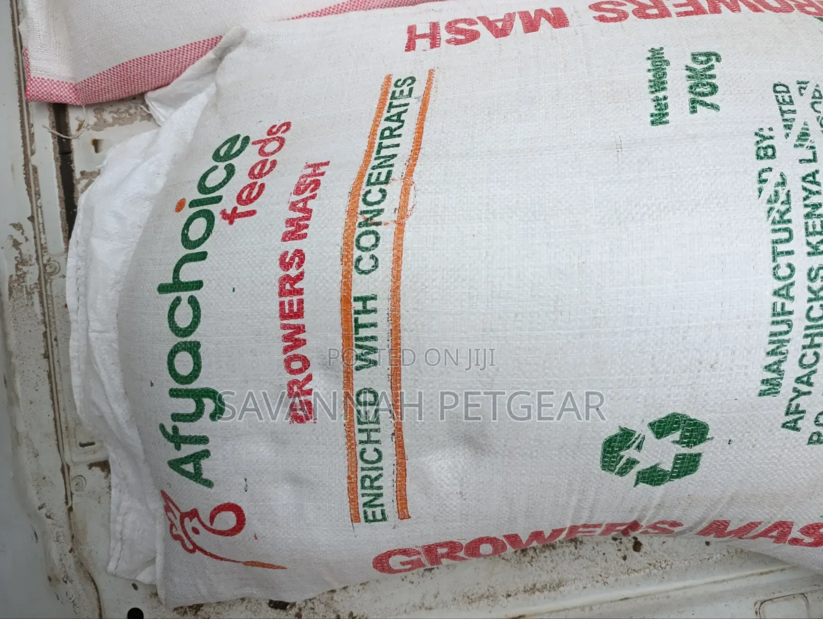 70kg Bag of Afyachoice Growers Mash Produced by Afyachicks Kenya