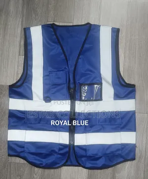 Zipped Reflective Safety Vest With Pockets