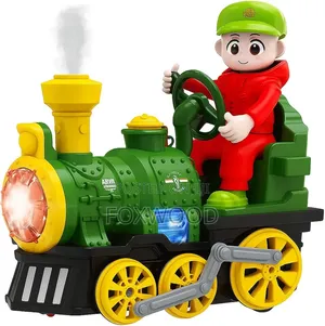 Battery-Operated Electric Train With Mist Lights