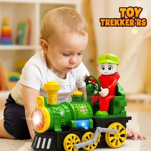Battery-Operated Electric Train With Mist Lights