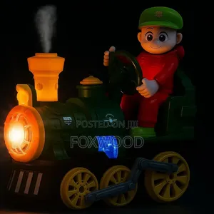 Battery-Operated Electric Train With Mist Lights