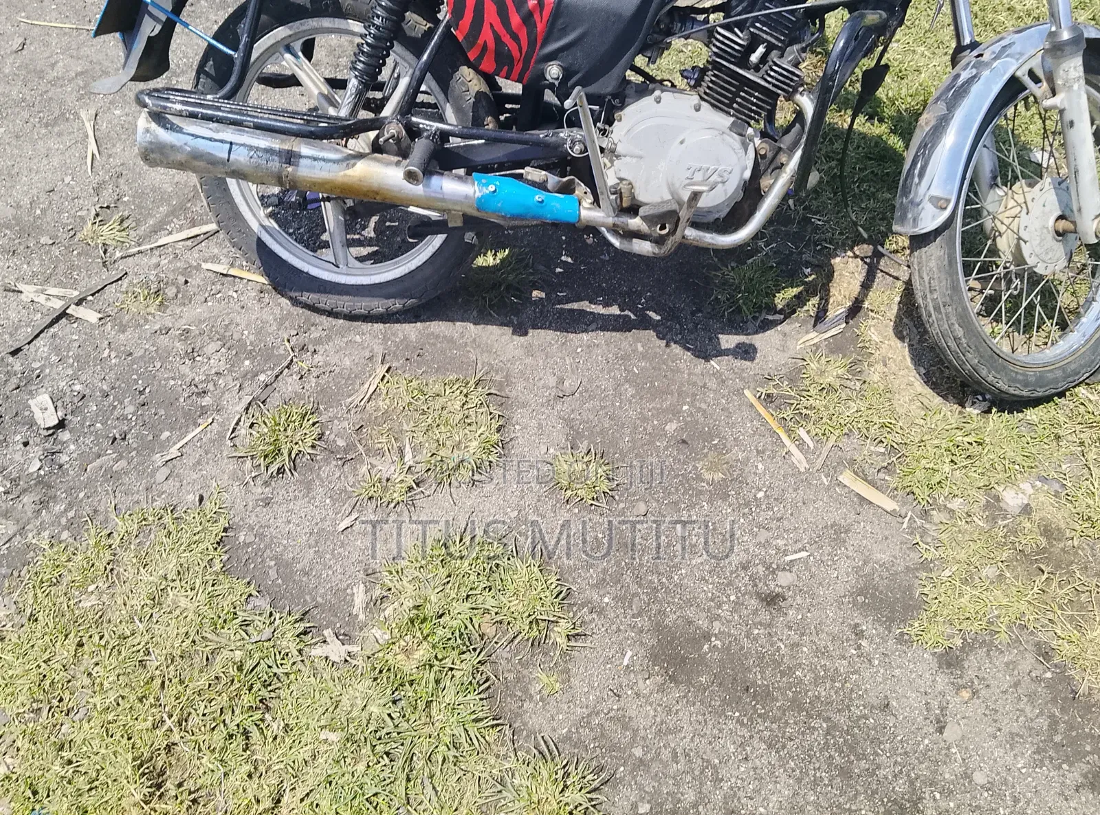 TVS XL 100 2013 Red