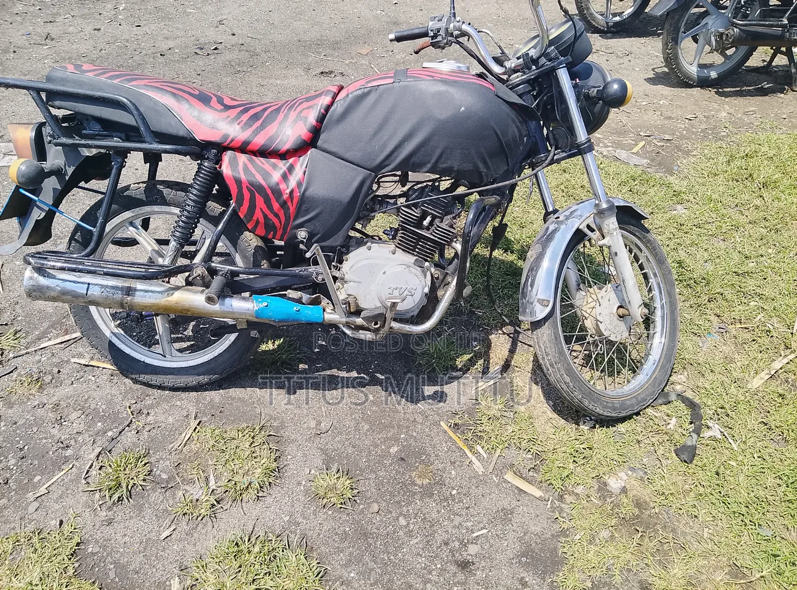 TVS XL 100 2013 Red