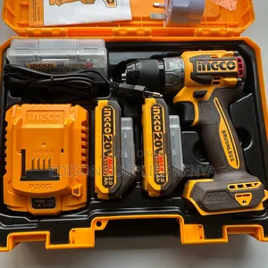 Ingco 20v Cordless Drill With 2pcs Batteries 2.0ah 60nm Brushless Best
