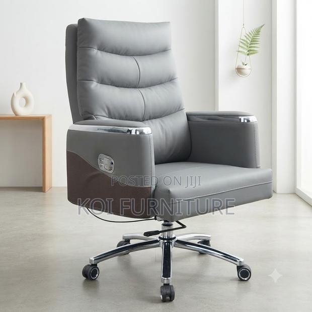 Office Chairs; Executive Leather Chair for Office Space Work - main view
