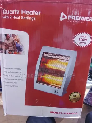 High Quality Reliable Premier 800w Quartz Heater With 2 Heat Settings