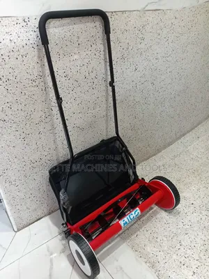 Aico Japan 18" Manual Lawn Mower With Grass Catcher