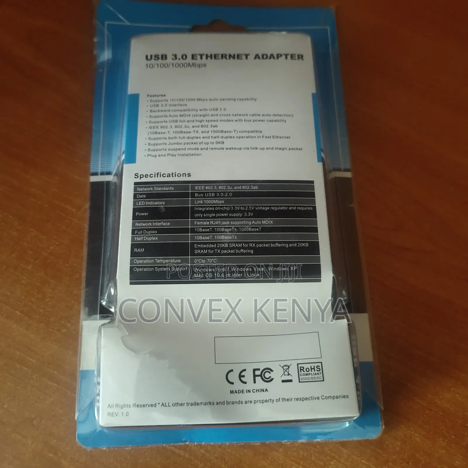 USB Ethernet Adapter