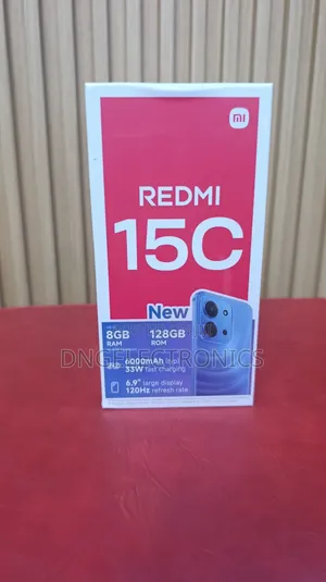 New Xiaomi Redmi 15C 4G 128 GB Black