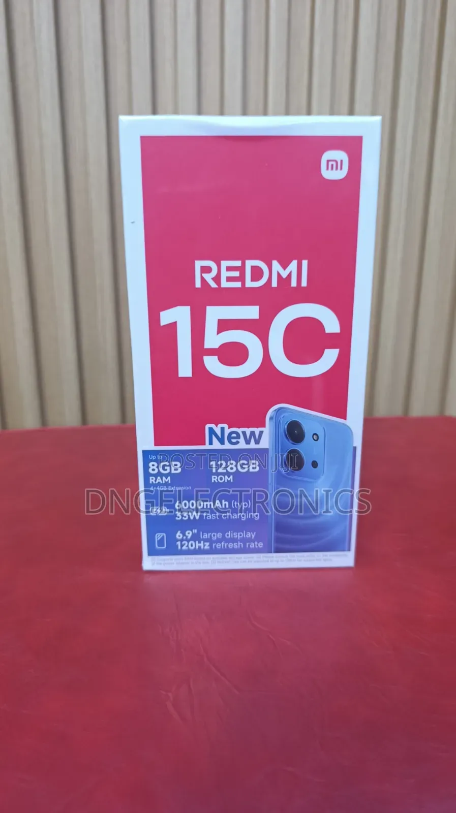 New Xiaomi Redmi 15C 4G 128 GB Black