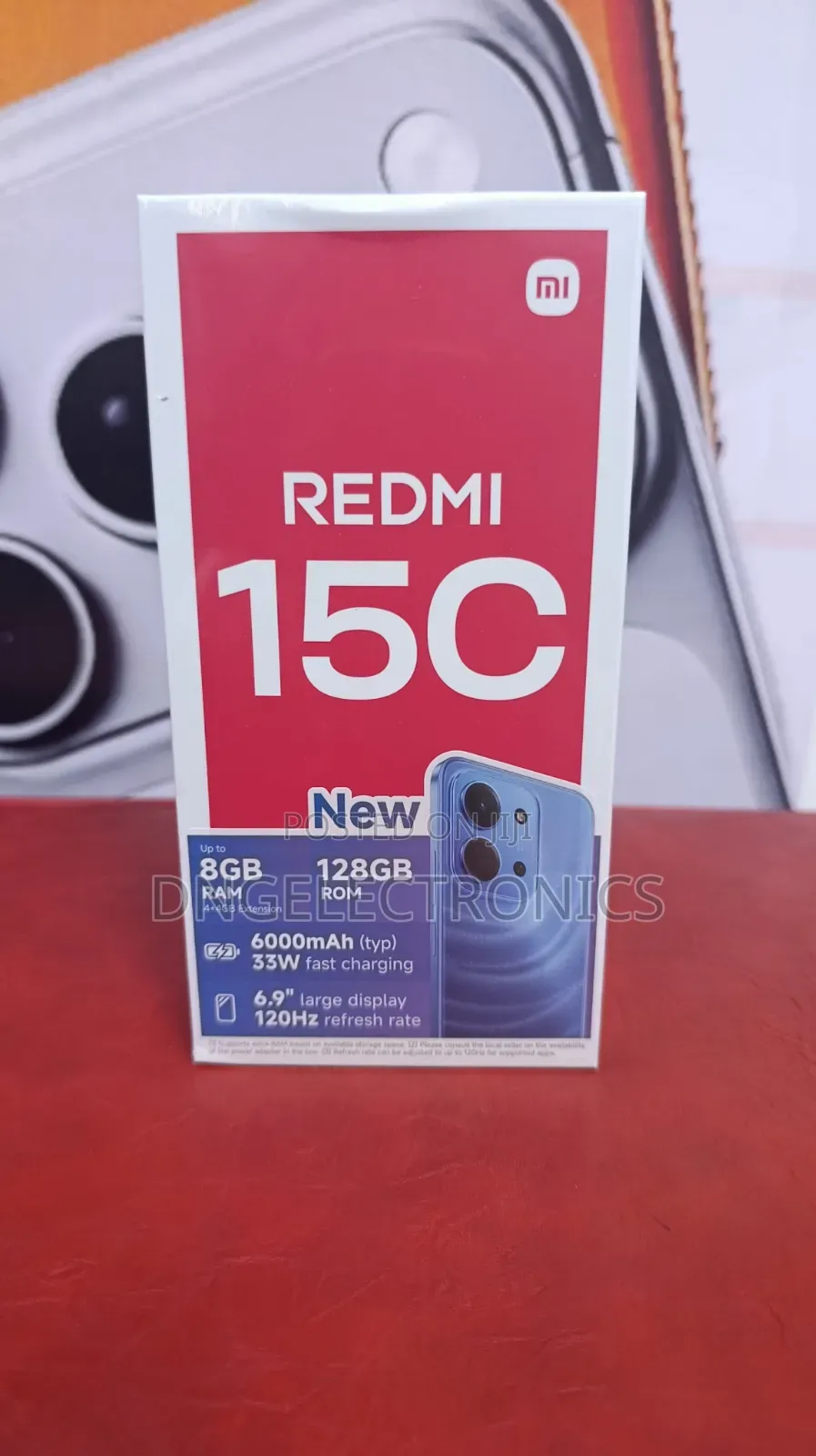 New Xiaomi Redmi 15C 4G 128 GB Black