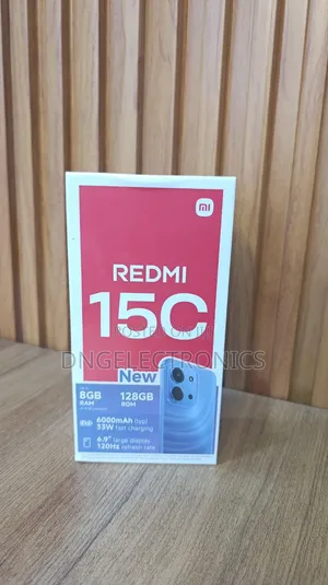 New Xiaomi Redmi 15C 4G 128 GB Black
