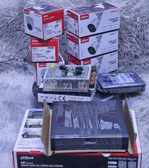CCTV Set Dahua New 4 Channel Full Set Hd CCTV Four Camera Kit