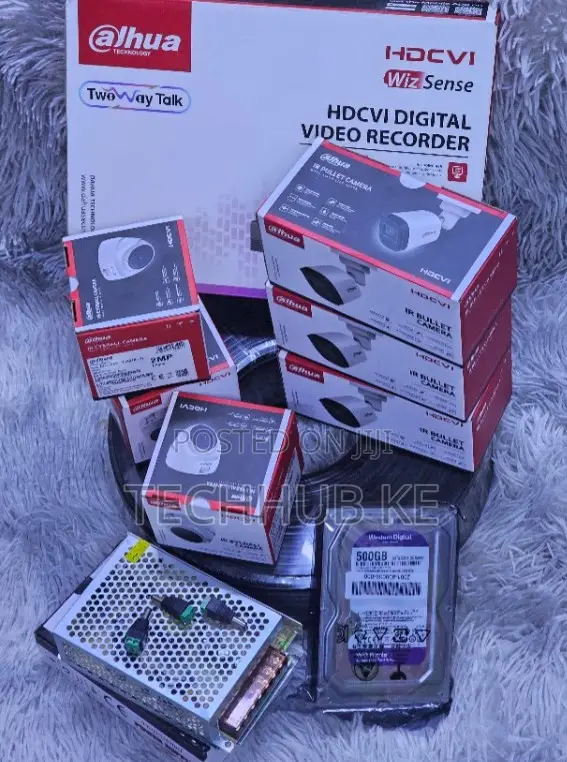 Dahua Dome/Bullet Ir CCTV Full Set 4 Channel DVR System