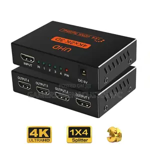 UHD X 3D HDMI Splitter 1 in 4 Out Hdmi Uk Plug