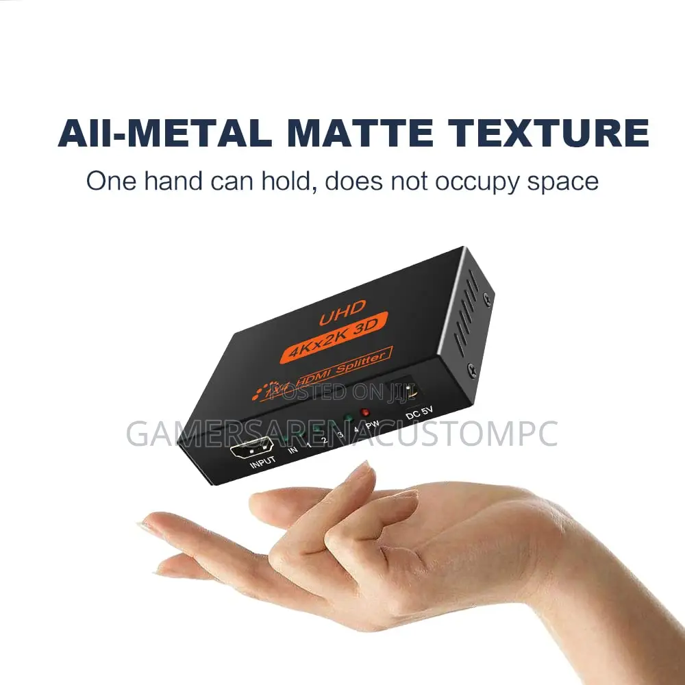 UHD X 3D HDMI Splitter 1 in 4 Out Hdmi Uk Plug