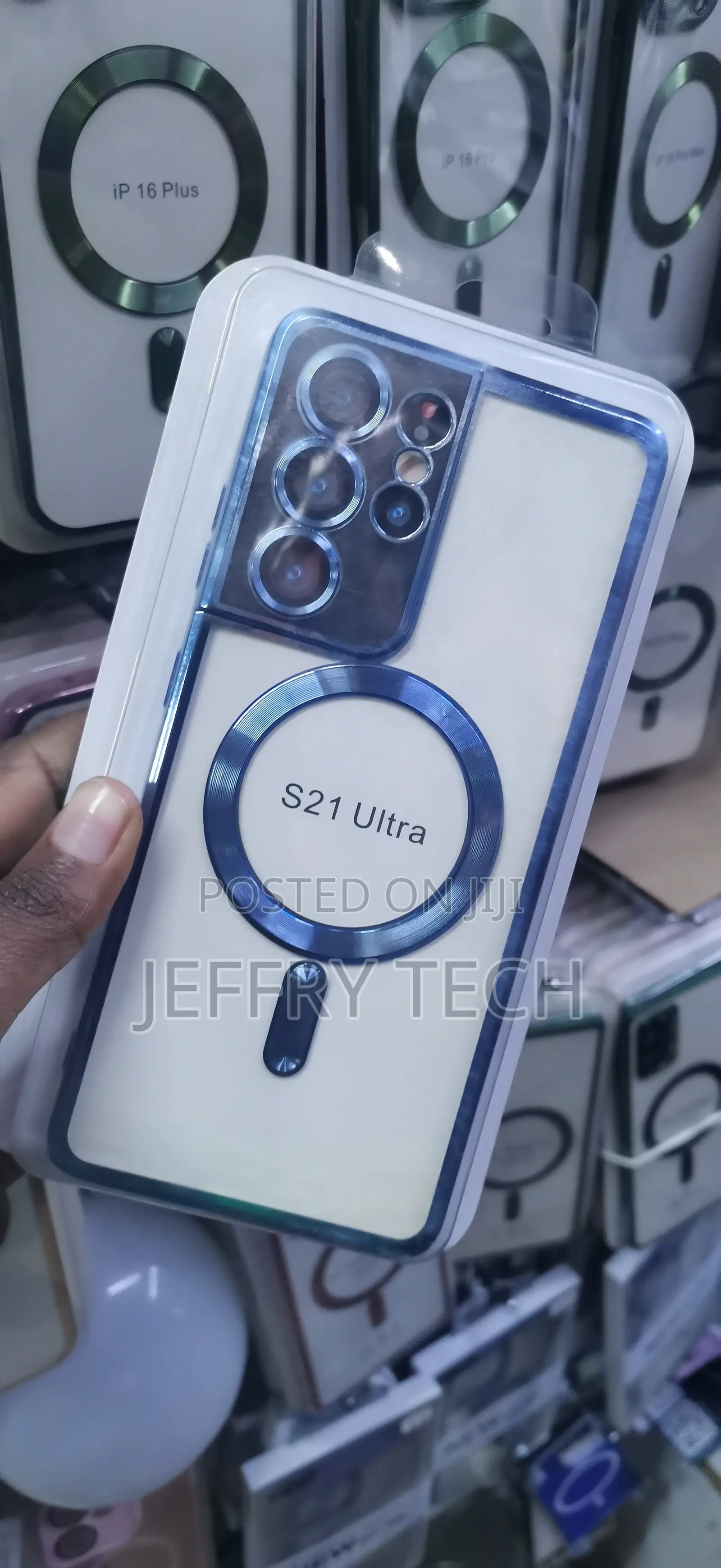 Magnetic MagSafe Clear Case for the Samsung Galaxy S21 Ultra