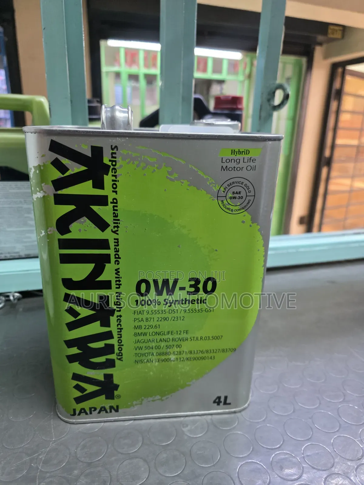 Genuine Akinawa 0w 30 4l 100% Synthetic