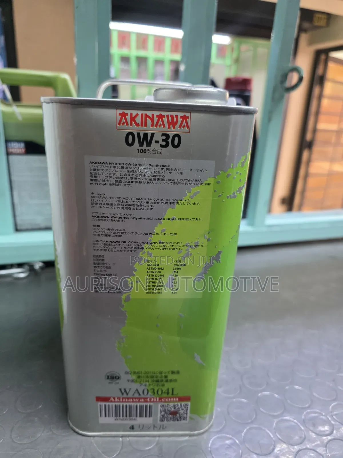 Genuine Akinawa 0w 30 4l 100% Synthetic
