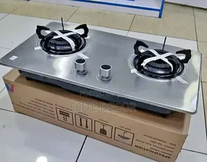 Amaze AM-8802 Premium 2 Burner Stainless Steel Gas Cooker – Auto