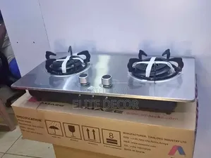 Amaze AM-8802 Premium 2 Burner Stainless Steel Gas Cooker – Auto