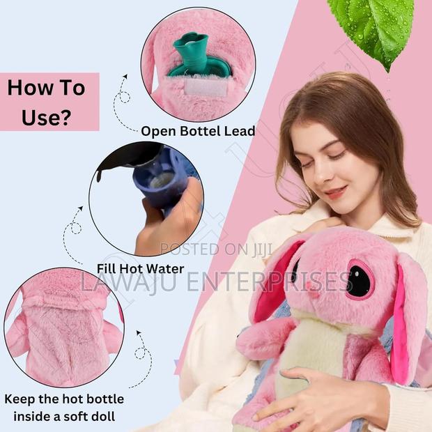 Soft Plush Hot Water Bottle - thumbnail 2