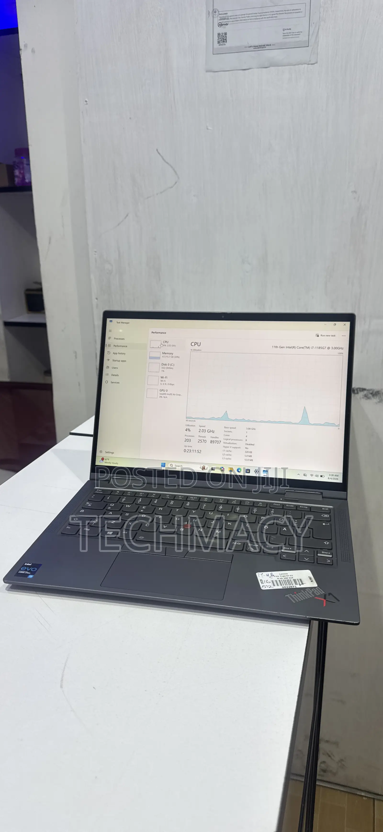 Laptop Lenovo ThinkPad X1 Yoga 16GB Intel Core i7 SSD 512GB