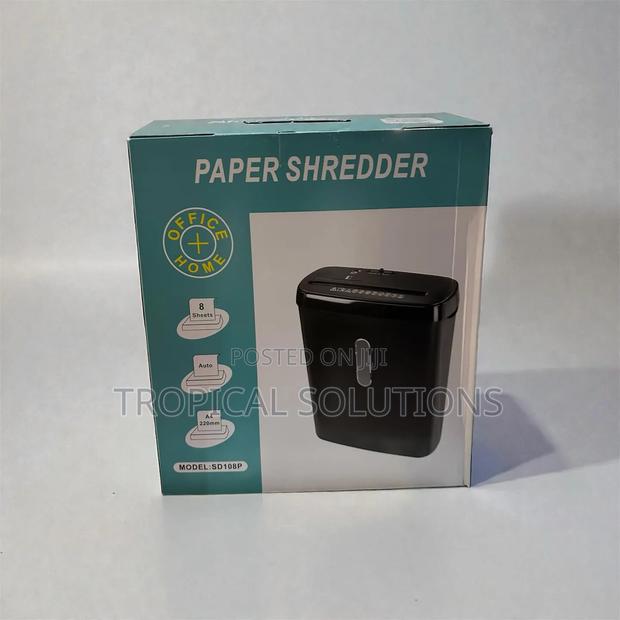 Light Wave Paper Shredder 8 Sheets 16litre Shredder - main view