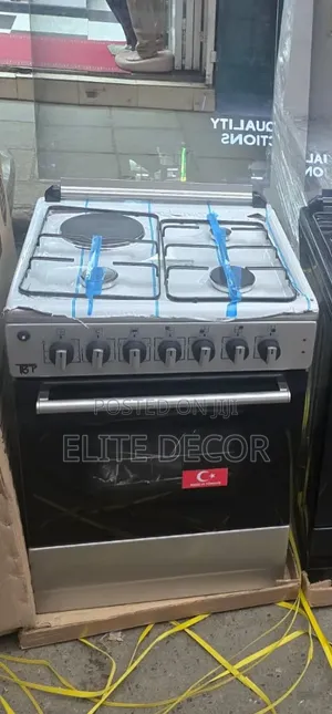 TBP 60×60cm Standing Cooker – Made in Turkey | 3 Gas + 1 Electric