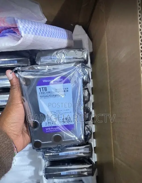 Quality WD 1TB Surveillance HDD for CCTV Systems and Desktop
