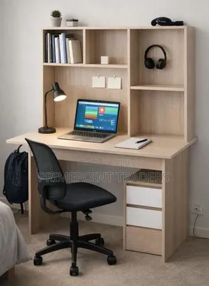 Advanced 1.2M Study Office Desk With Drawer Ergonomic Office Chair