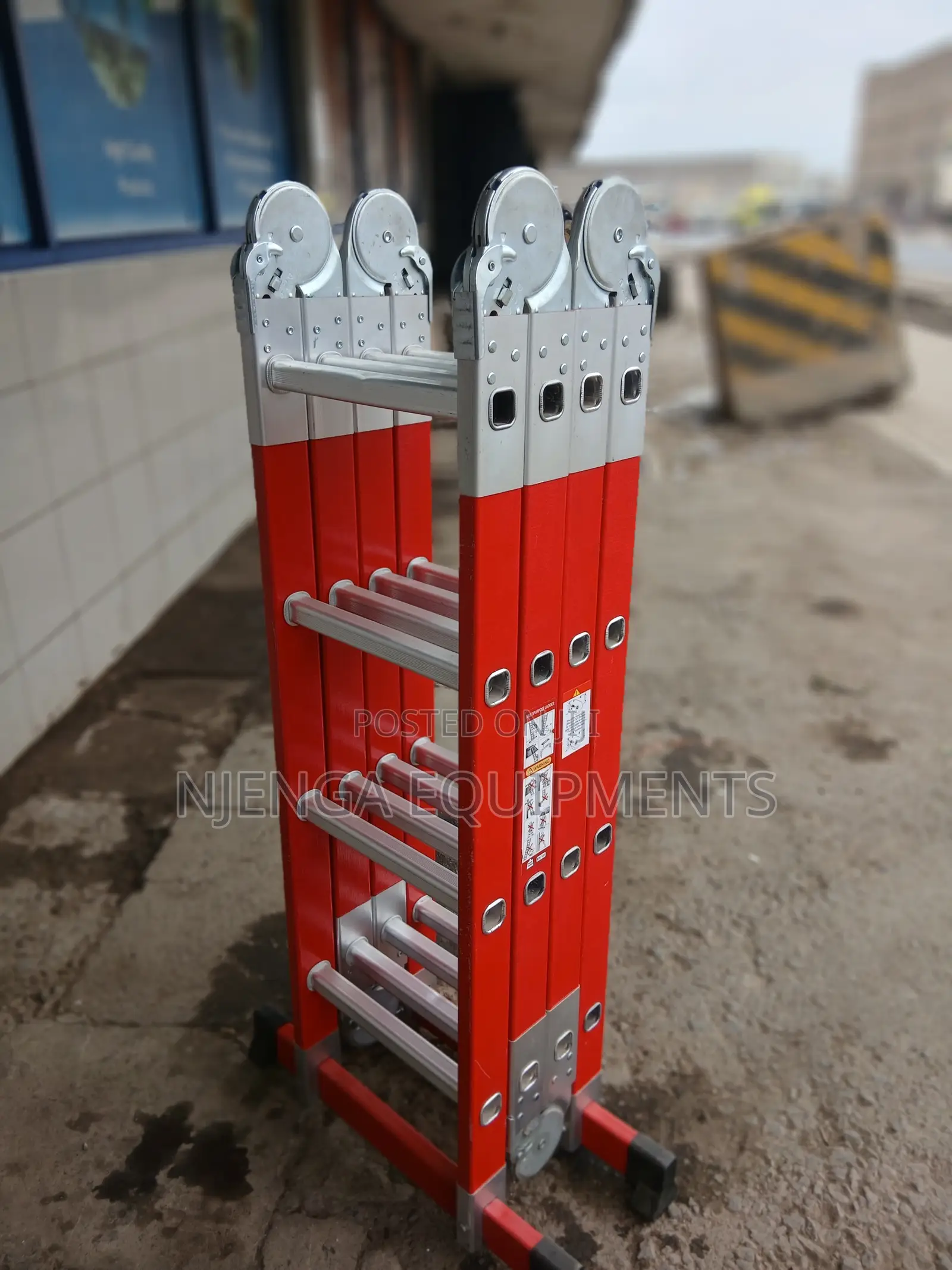 Heavy Duty 4 X 4 Fiberglass Multi-Purpose Folding Ladder