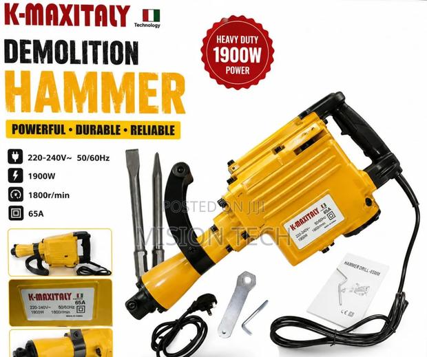 1900W Heavy Duty Demolition Hammer