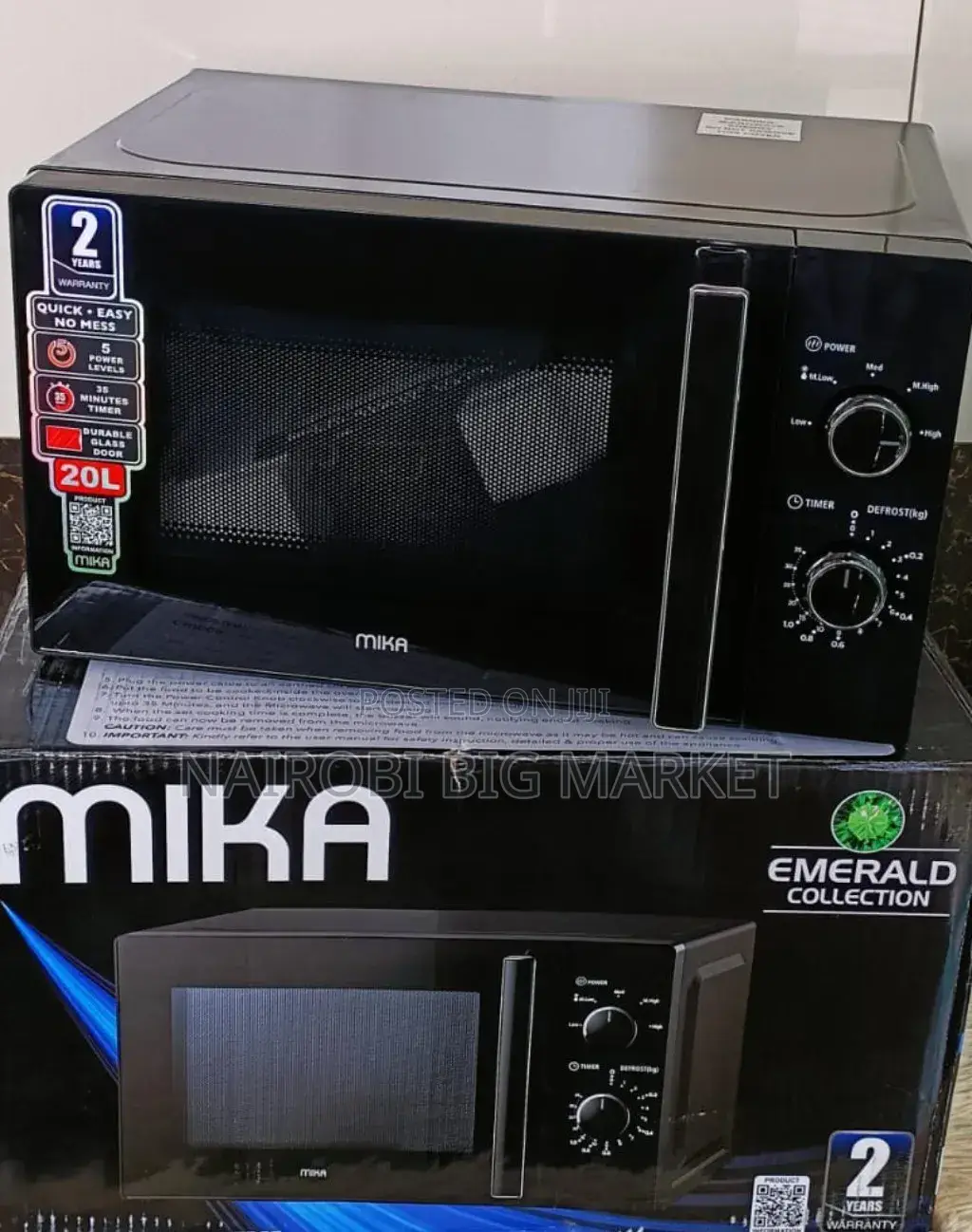 With Warranty Manual 20 L Microwave