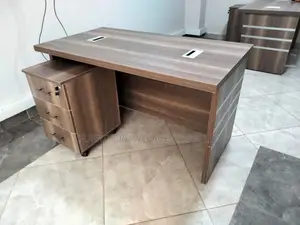 Office Desk; 1.6 M Executive Desk a Pedestal Cabinet-Storage