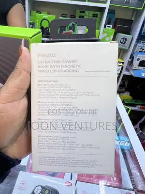 PB5203 10000mAh Magnetic Wireless Power Bank