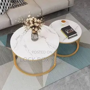 Glass Top Nesting Table